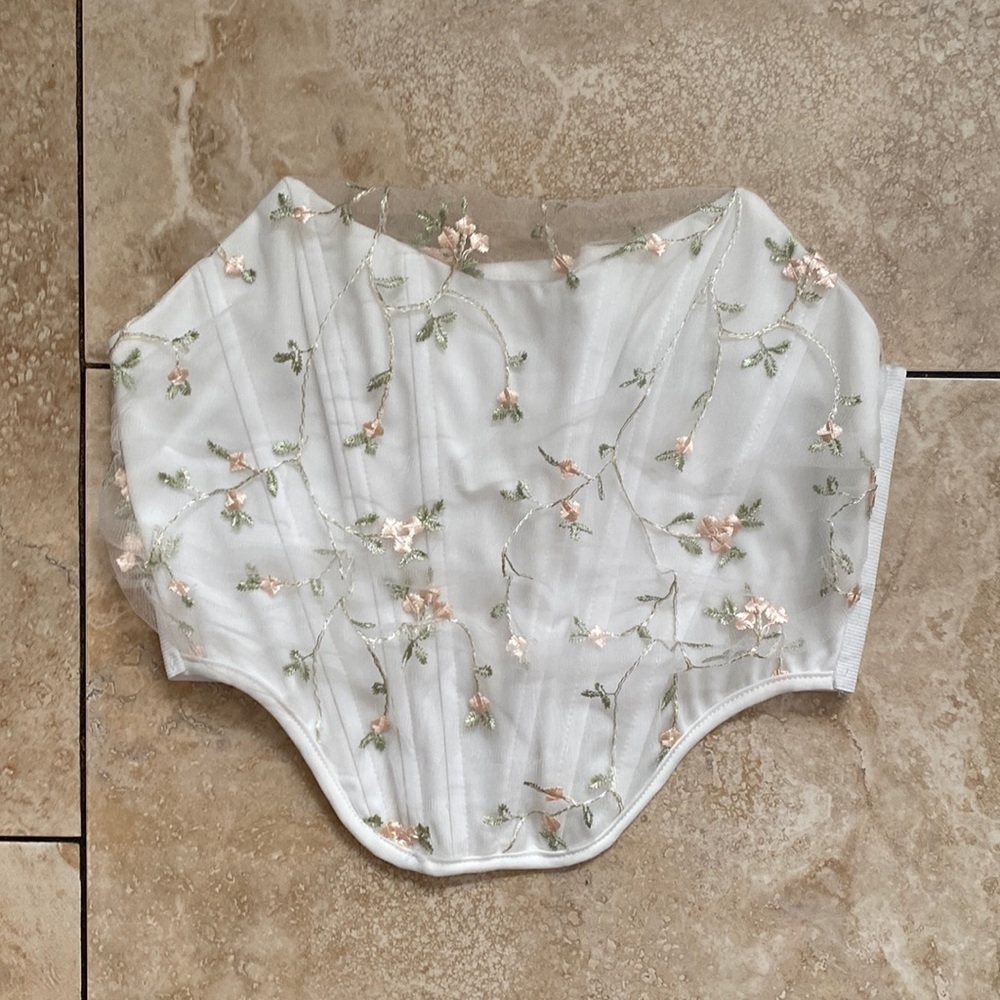 Flower Corset Top